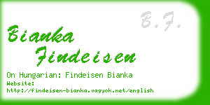 bianka findeisen business card